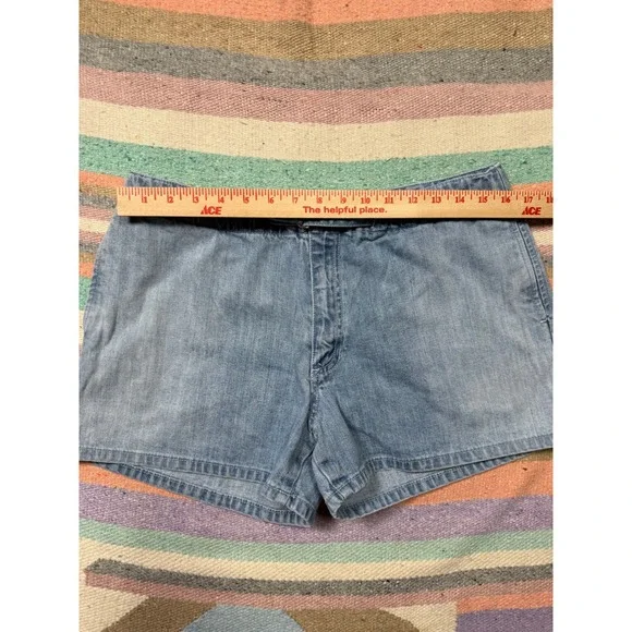 Y2K Old Navy Denim Buckle Shorts – Size 12 - Picture 4 of 6